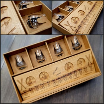 Bourbon Glass Set- custom designed packaging from a packaging partner