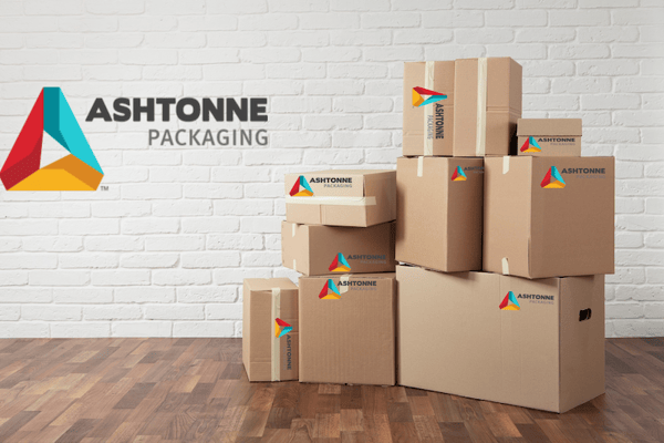Boxes with Ashtonne logos