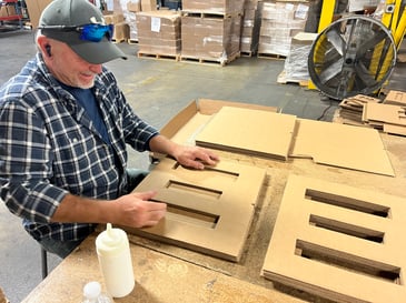 Hand working labor- custom designed packaging from a packaging partner