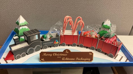 Merry Xmas Train- custom designed packaging