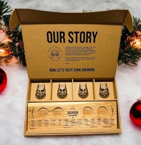 Our Story Bourbon- custom designed bourbon packaging from a packaging partner near me