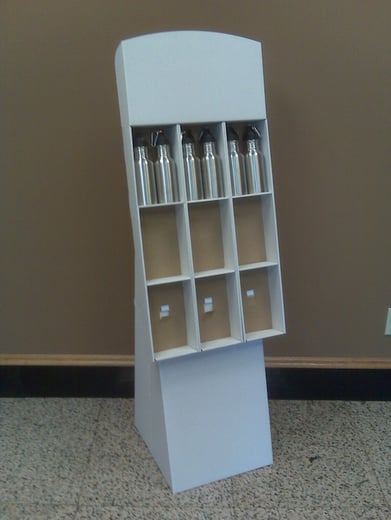 Custom designed packaging, creating packaging from a packaging company near me for Fathers Day - Floor Display