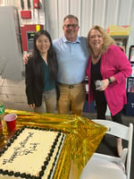 Rich Wise with wife and daughter- Ashtonne Packaging, a custom design and display packaging company