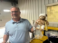 Rich with get well teddy bear- Ashtonne Packaging, a custom design and display packaging company