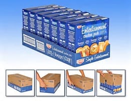 Shelf ready packaging and retail ready packaging