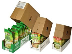 Shelf ready packaging and retail ready packaging