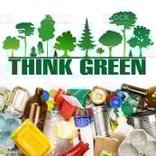 Think Green, recycled, eco-friendly, sustainable packaging