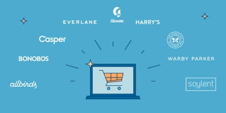 cart with brand names- custom designed packaging from a packaging partner