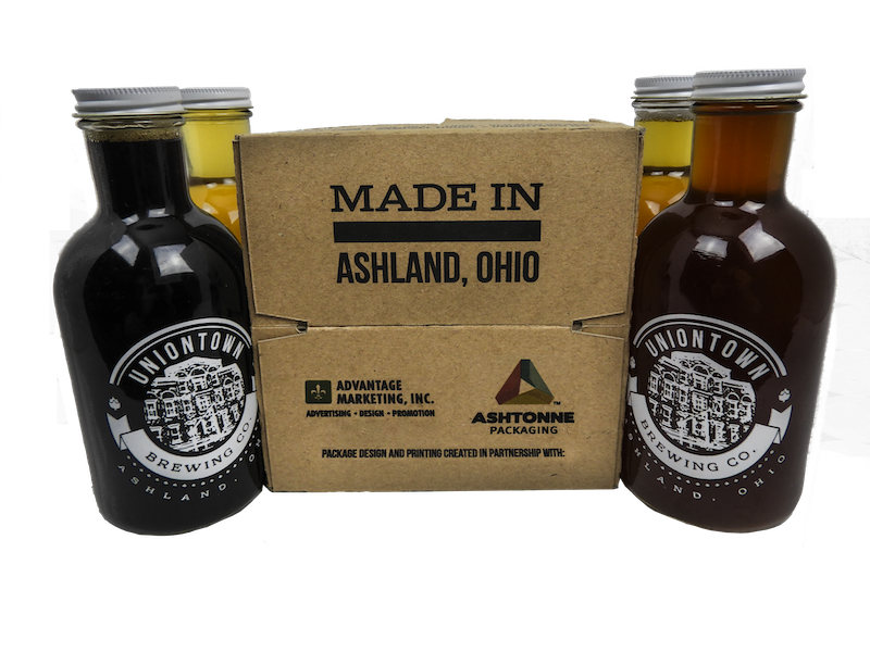 Uniontown Brewery- custom designed packaging with packaging partner